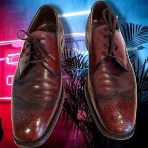 Breather Wright Arch Preserver Brown Leather Oxford Shoes Size 10.5C USA